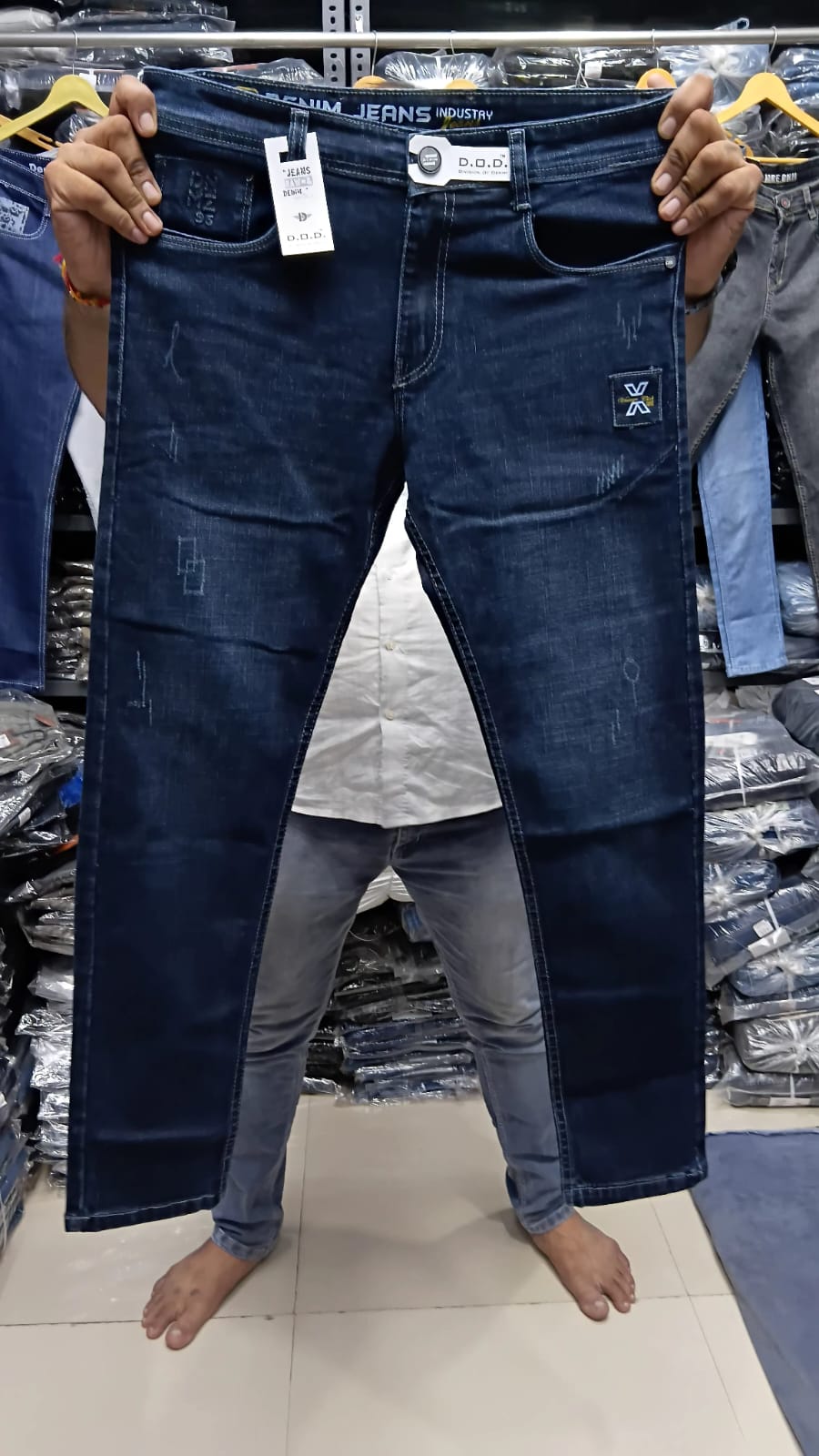 Primium cotton and lycra jeans comfortable wear