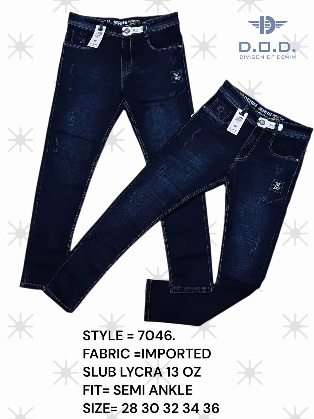 Primium cotton and lycra jeans comfortable wear